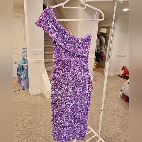 ELIYA THE LABEL                        ALYSSA DRESS - PURPLE - Picture 4 of 6